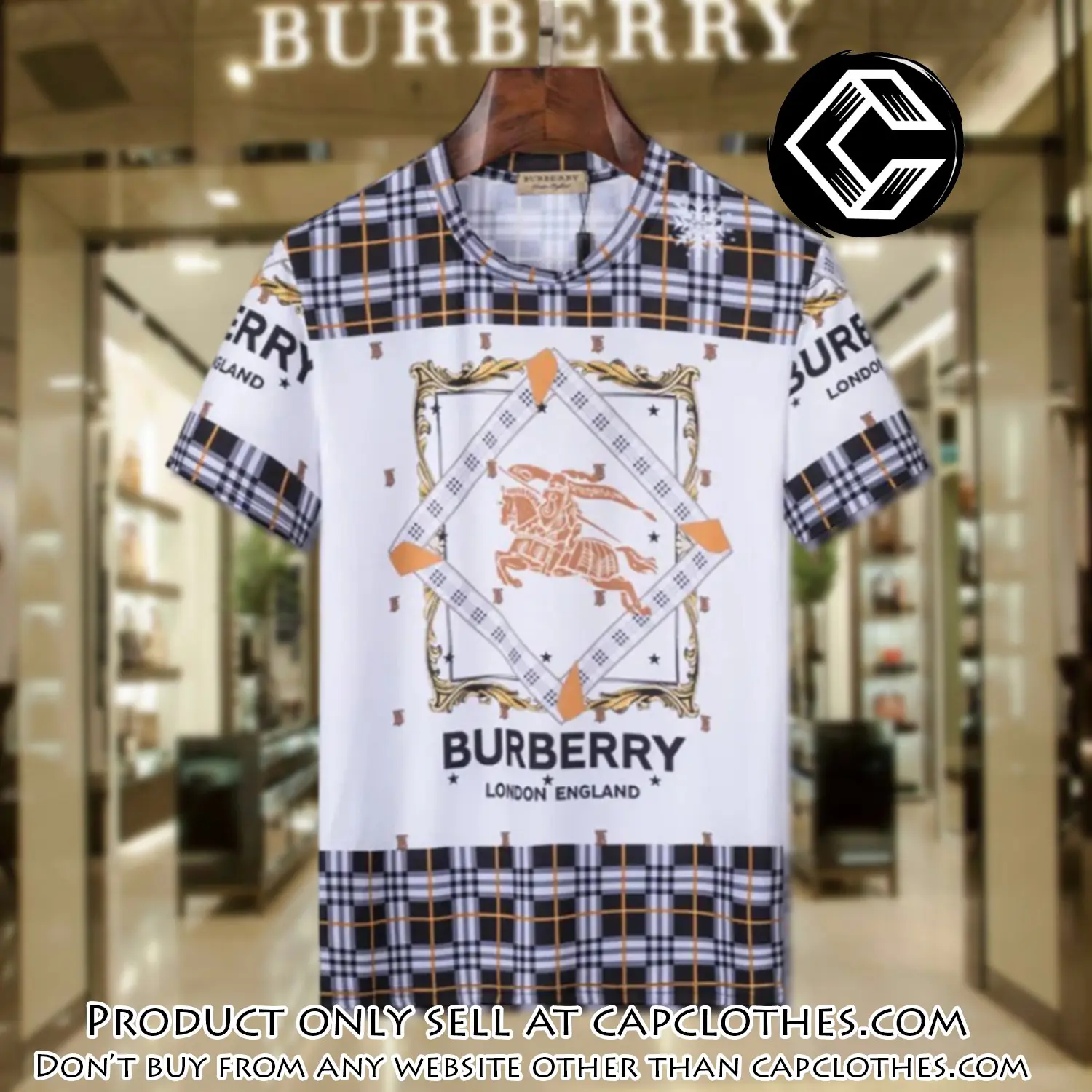 Burberry london england luxury brand tshirt outfit for men women cc5622781